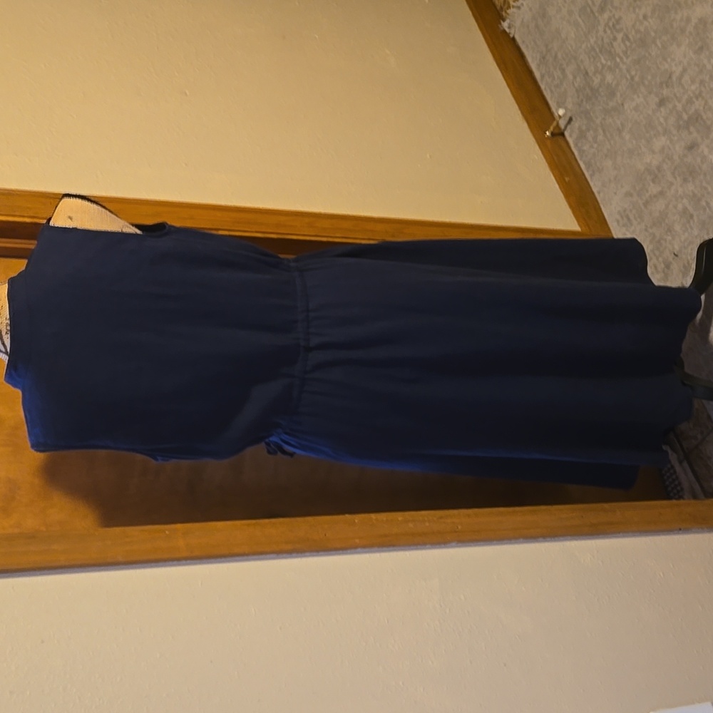 Anne Klein Navy Sleeveless Cinch Waist Dress - Picture 8 of 10